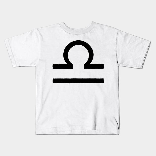 LIBRA Kids T-Shirt by TheCosmicTradingPost
